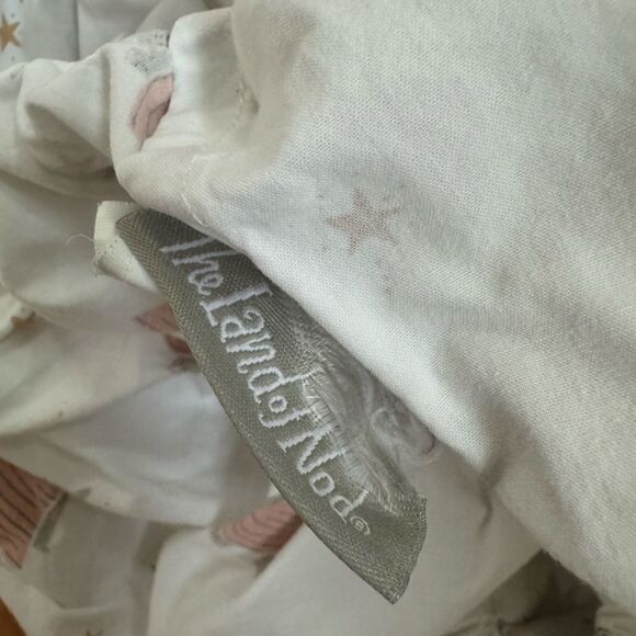 Land of Nod Royal Hippo Crib Sheet - Picture 3 of 3